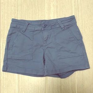 Prana Size 0 shorts 3inch inseam blue
